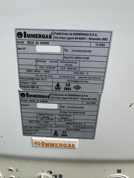 Immergas zeus 24 maior