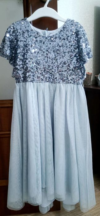 Платье Monsoon серебристое