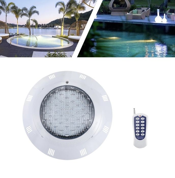 LED лампа за басейн 36 W, 12V с дистанционно управление IP68