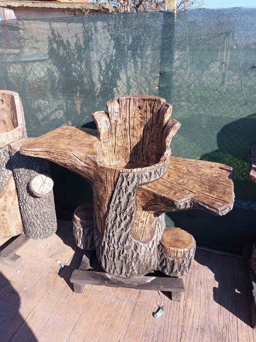 Мивка от щампован бетон