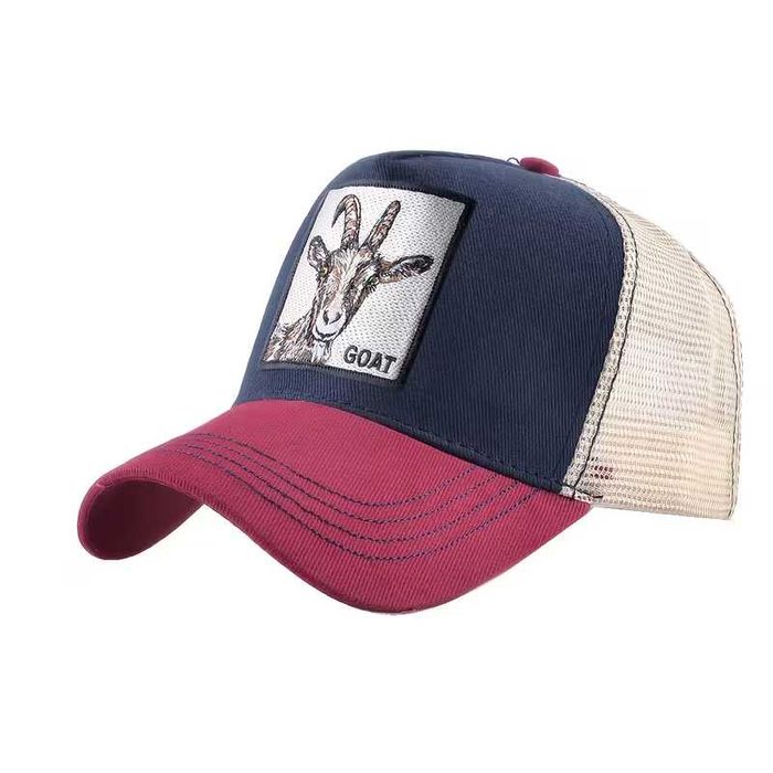 Vand Sapca Trucker Premium GOAT Grena/Navy Plasture Metalic.