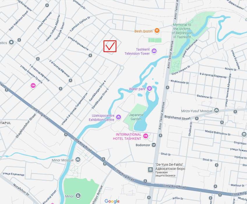 Продаётся участок 6 соток ровно, Теннисный корт, Плов центр