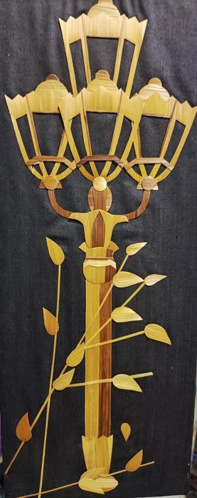 Шкатулка для бижутерии. Кувшин-бутыль  от бренди винтаж.Картина дерево