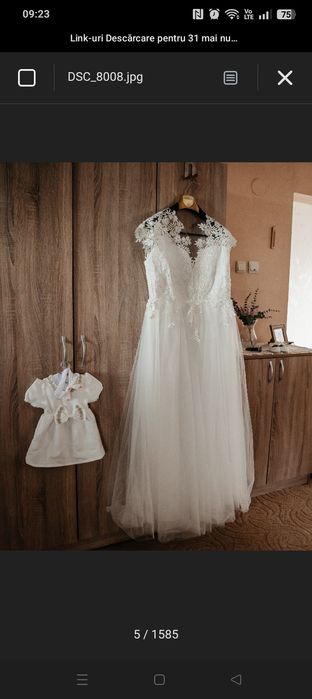 Rochie mireasă bonprix mărime mare
