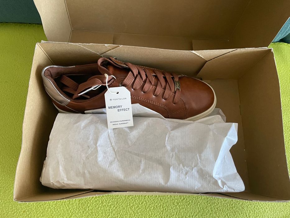 Чисто нови Tom Tailor кожени сникърси