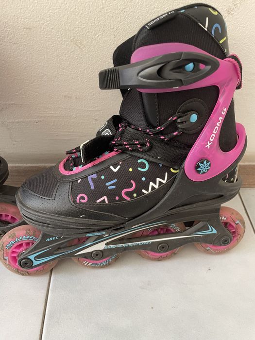 Ролери 38- 41 номер, като нови. Имам и 32-35 момер, бели