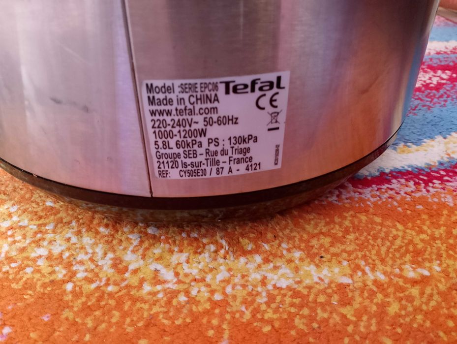 Oala sub presiune electrica Tefal One Pot CY505E30, 1200W, garnitura de rezerva