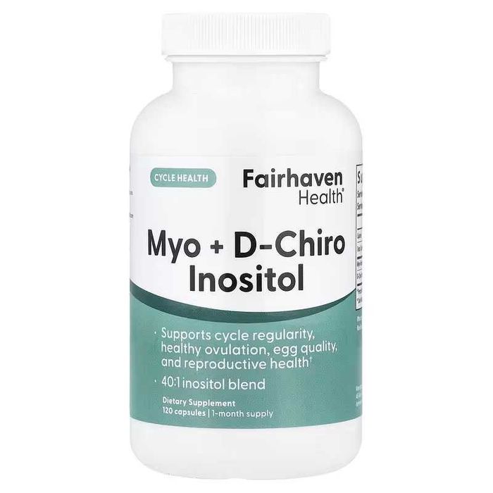 Fairhaven Health Мио-инозитол Myo-Inositol D-хиро-инозитол D-Chiro