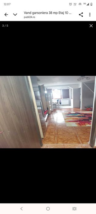 Vânzare garsoniera 38m²