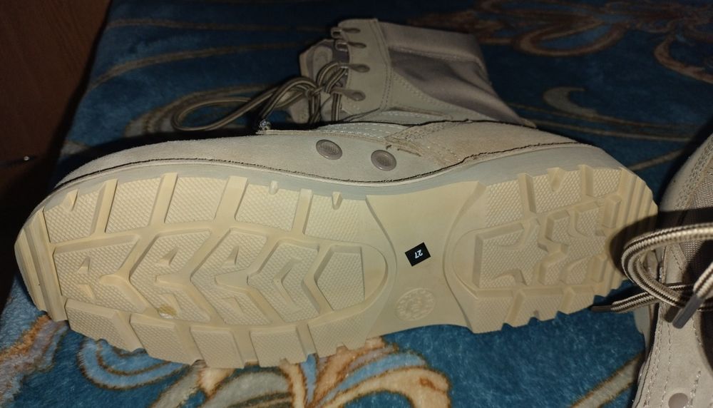 Bocanci militari de vara combat , bej , marimea 27 (42 )