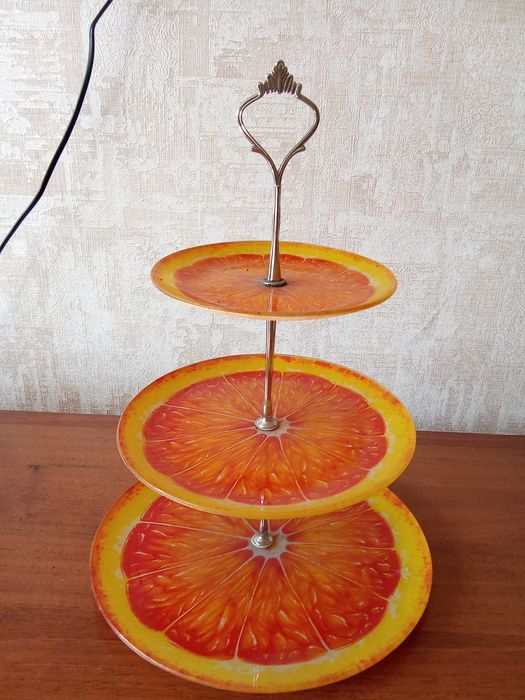 Конфетница этажерка и посуда СССР