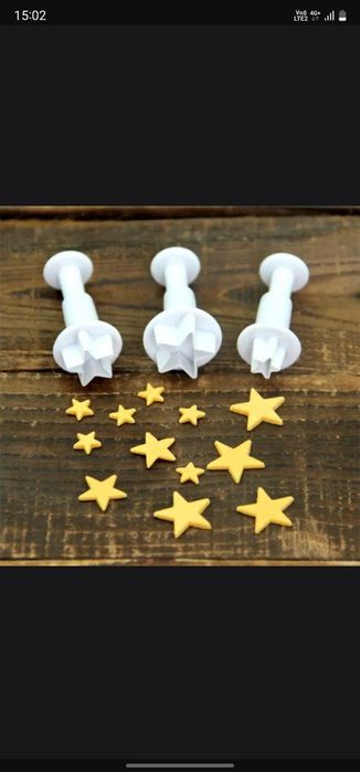 Форма для теста пирогов торта  звезда сердце tori qolip