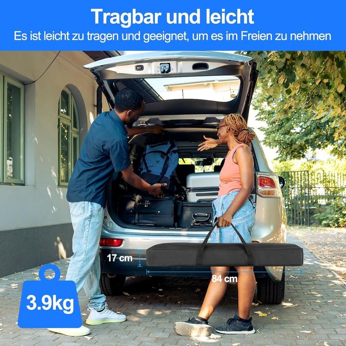 Преносим екран за проектор VISULAPEX 120" 4K със стойка и чанта