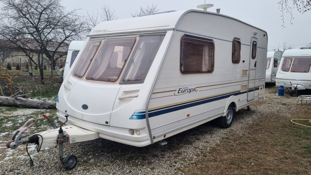 Rulota Swift Sterling Europa, 2001 Off camping, Boiler gaz, Cabina dus