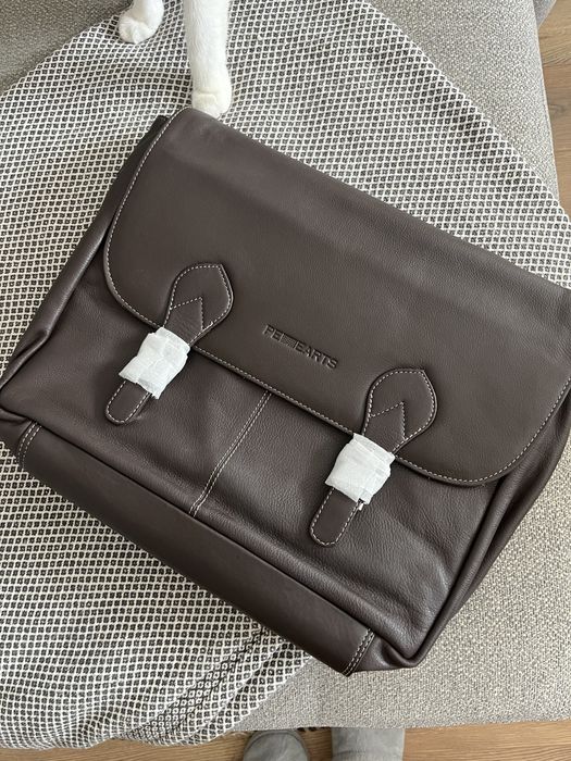 Geantă bărbătească din piele Pellearts