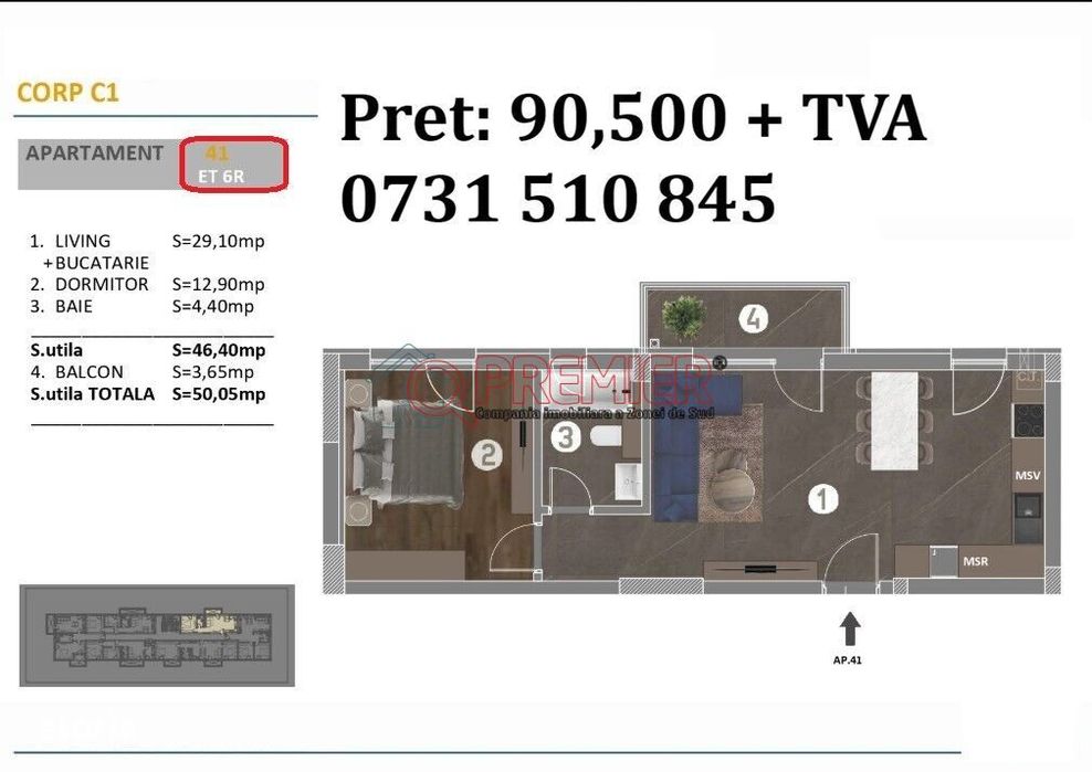 2 Camere | Design Modern | Lângă Grand Arena Mall