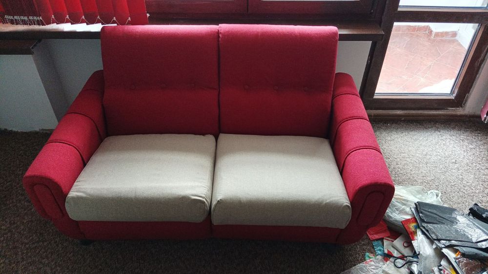 Комплект дивани с табуретка