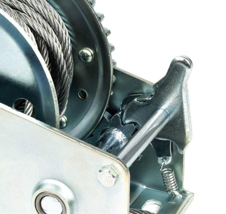 Troliu Manual 365 / 540 / 900 KG 2000Lbs Cablu Otel Carbon 10m