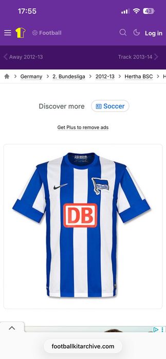 Tricou Hertha Berlin nike original