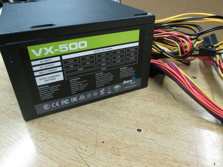 Продам блок питания к пк Aerocool VX500 500ватт