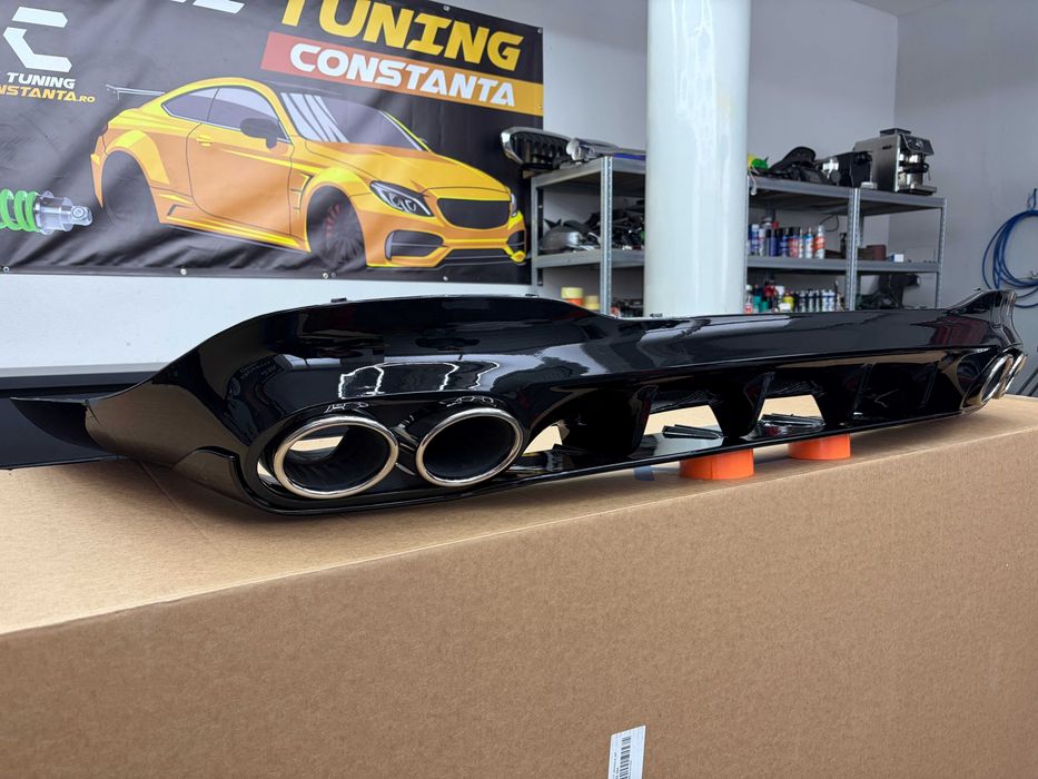 Difuzor Bara Spate cu Ornamente Evacuare - Mercedes CLA W118