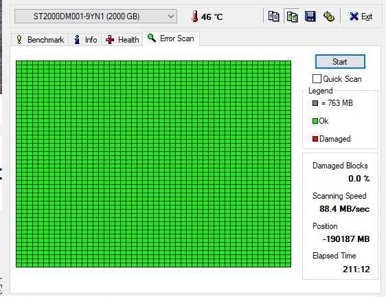 Seagate Barracuda – 2TB – 3.5" SATA – funcționează impecabil, test inclus