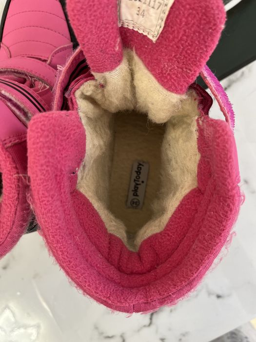 Зимние ботинки для девочек 34 размера