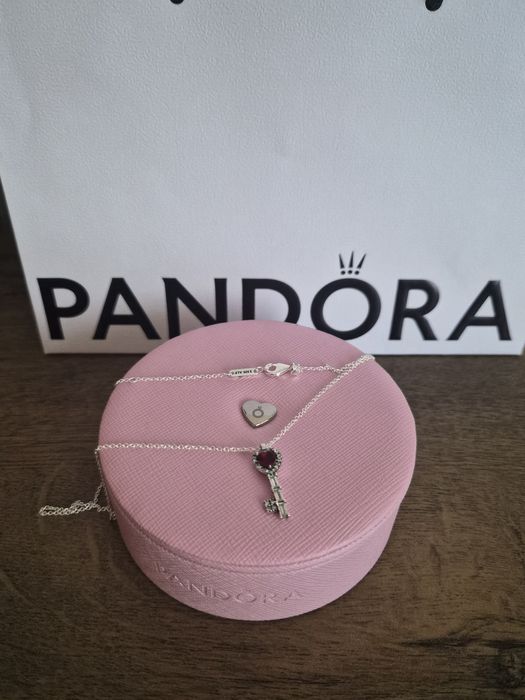 Сребърни колиета PANDORA/ПАНДОРА s925 ale + кутия