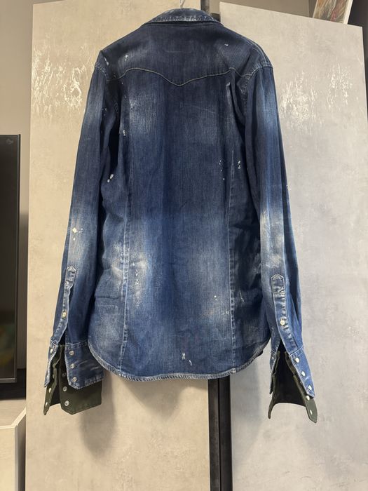 *ОРИГИНАЛНА* Мъжка дънкова риза/дънково яке пролет/есен Dsquared2