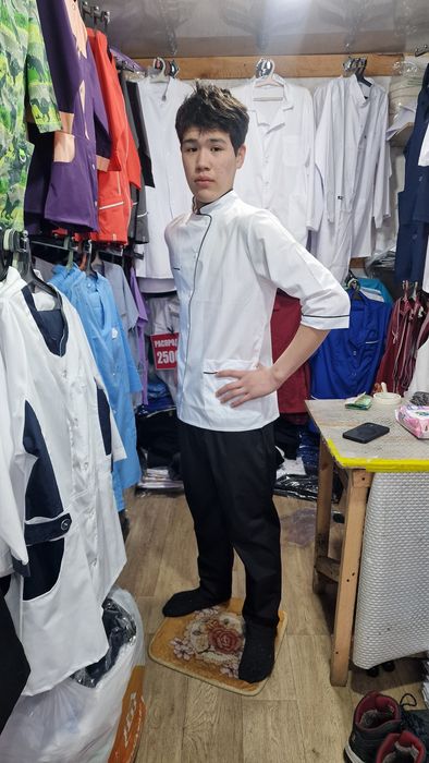 Поварской китель. Унисекс. Есть все размеры.