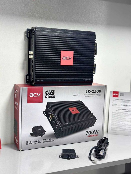 Nasiya | ACV LX-2.100 усилитель 2х100Вт 2/1 канал Рассрочка
