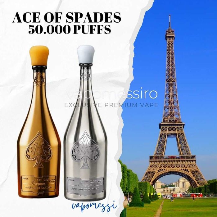 Vape Champagne Ace of Spades Max 50.000 Puffuri Nou Exclusivist!Parisiene Flavors!