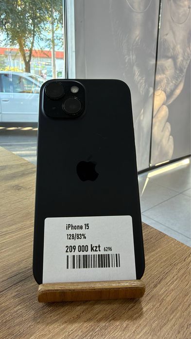 iPhone 15•128GB/83% Black Айфон 15•128Гб/83% Қара