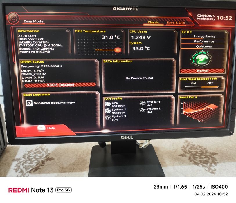 Gigabyte Z170-D3H + Cooler