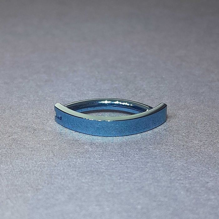 PIERCING CLICKER de titan bleu