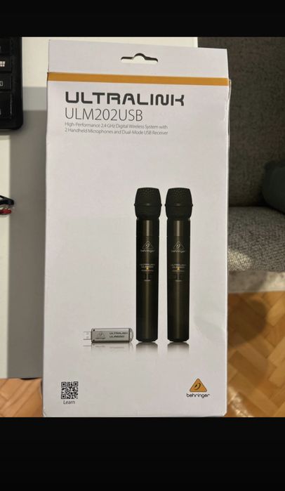 set de microfoane wireless digitale Behringer Ultralink ULM202USB