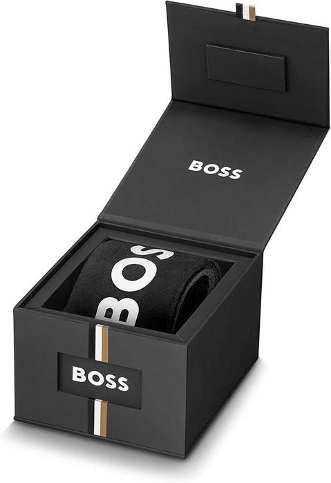 ПРОМО Нов 2г Гаранция Мъжки Часовник Hugo Boss 1514108 Troper, Сребрист Цвят