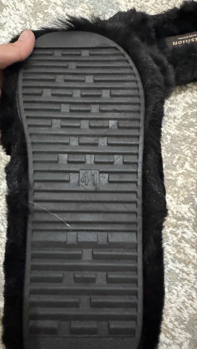 Новые пушистые тапочки  41