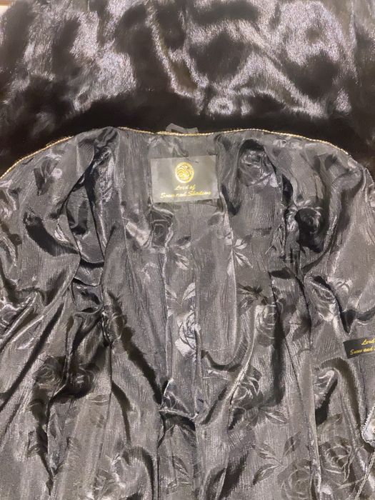 Шуба норковая черная