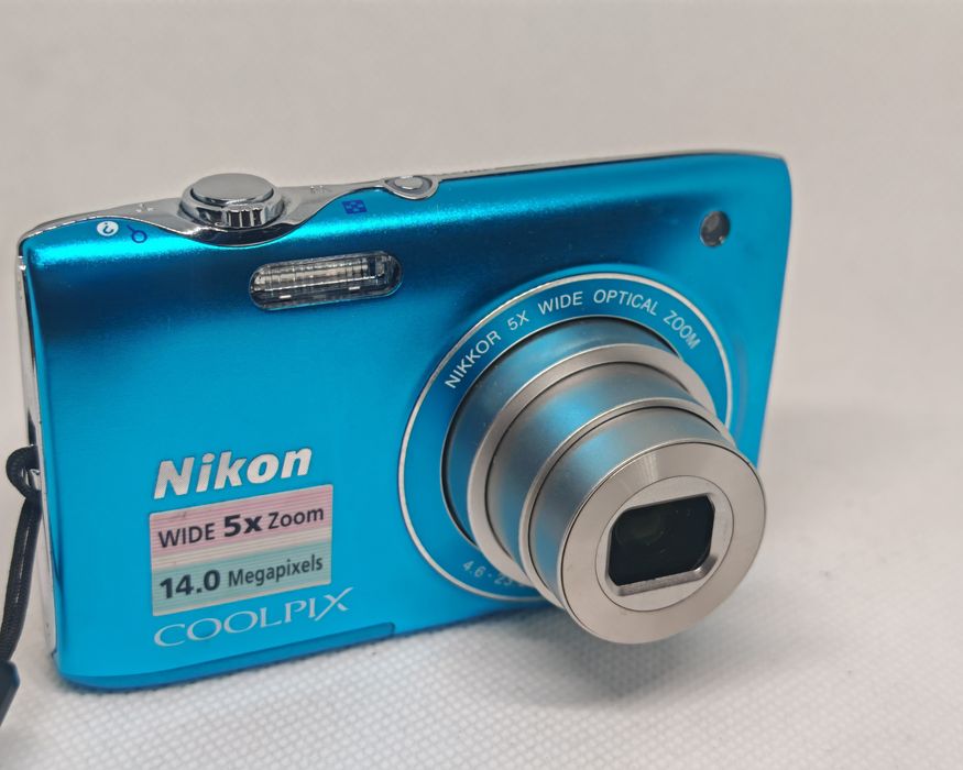 Nikon Coolpix S3100 – 14 MP, 5x Wide Zoom, turcoaz