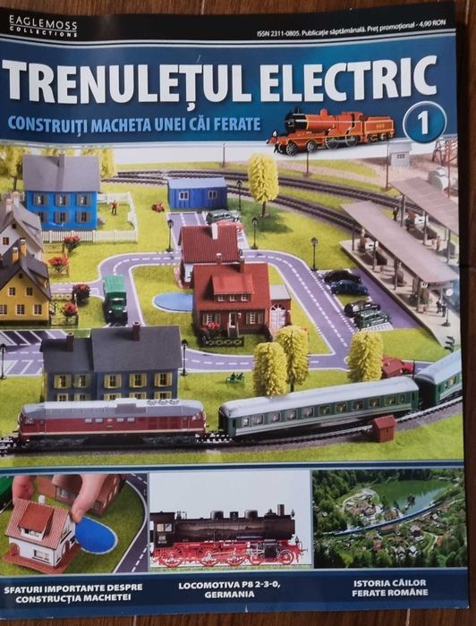 Diorama colectia TRENULETUL ELECTRIC 116 numere!