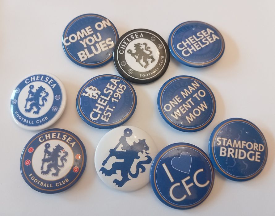 Футболни значки - Ливърпул, Челси, Манчестър Юнайтед