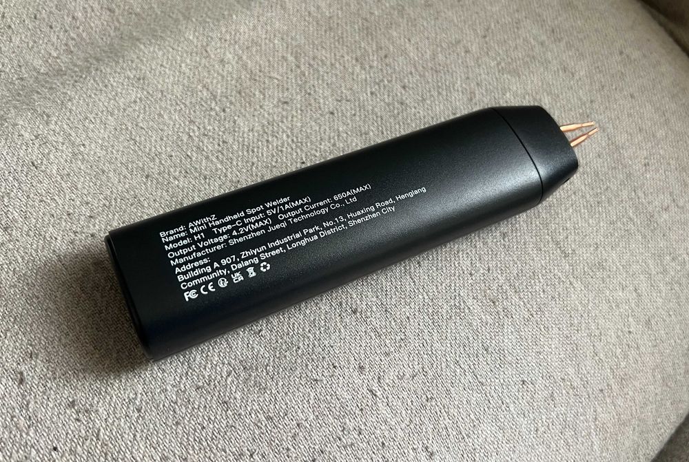 AWithZ H1 sudura in puncte portabil baterii Li Ion nou complet