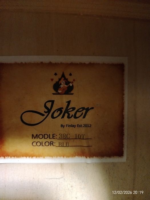 Гитара от фирмы джокер чехол в комплекте