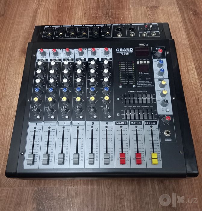 Микшерные пульты Alto Yamaha Behringer Grand Solton для школы-студии.