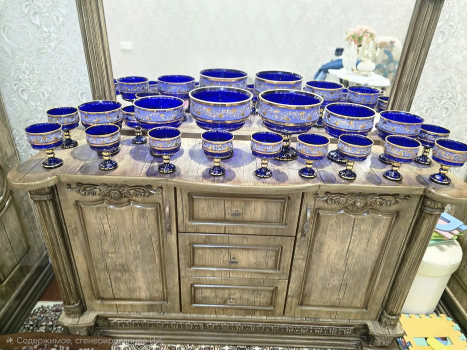 Срочно продам Богемский сервиз.