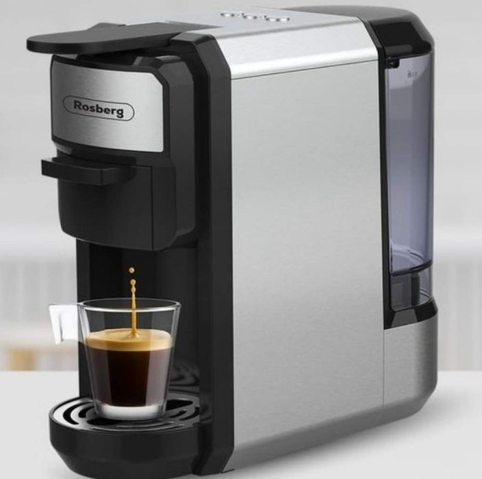 Кафемашина 8in1 Rosberg/Voltz Premium Инокс , 19 бара/ 1450W