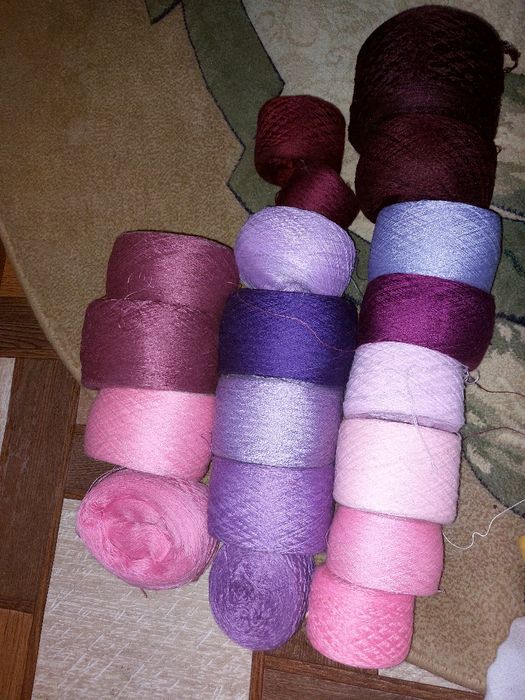 Полушерсть остатки пряжи