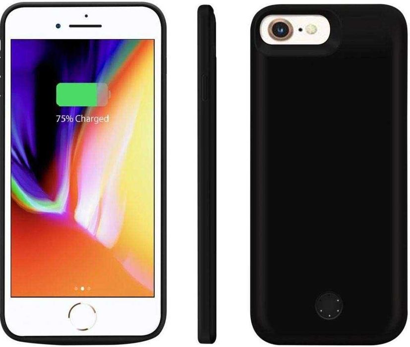 Husa antisoc Baterie Incorporata APPLE iPhone 6 6s 7 8 iPhone SE 2020 SE 2022 5000 mAh