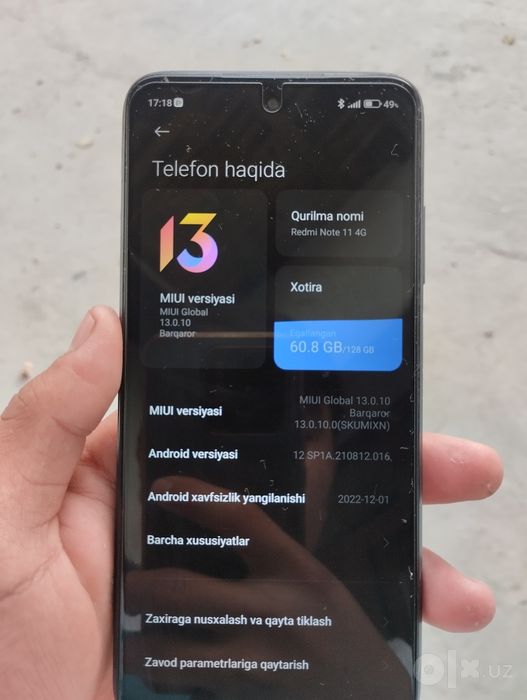 Redmi note 11 4 g